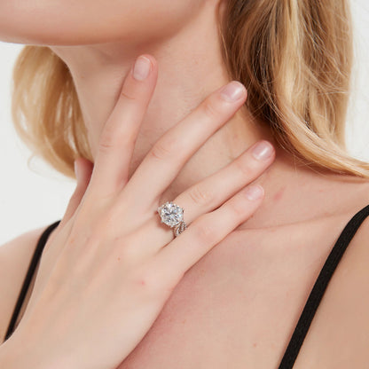 Luxury Moissanite Ring-The Best Alternative toExpensive Diamond Rings