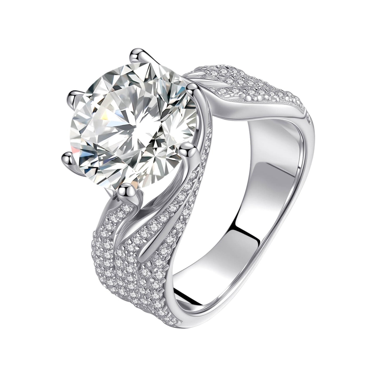 Luxury Moissanite Ring-The Best Alternative toExpensive Diamond Rings
