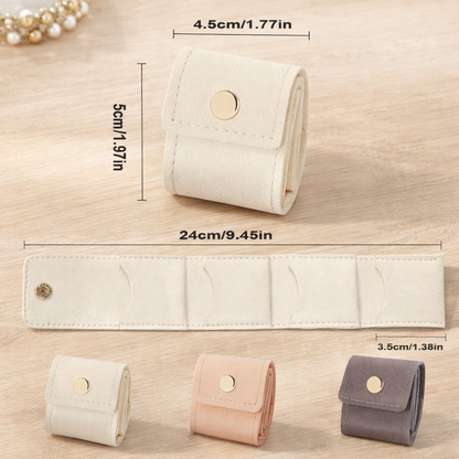 3PCS Mini Travel Jewelry Bag-Small Jewelry box for Earrings, Rings, Necklaces