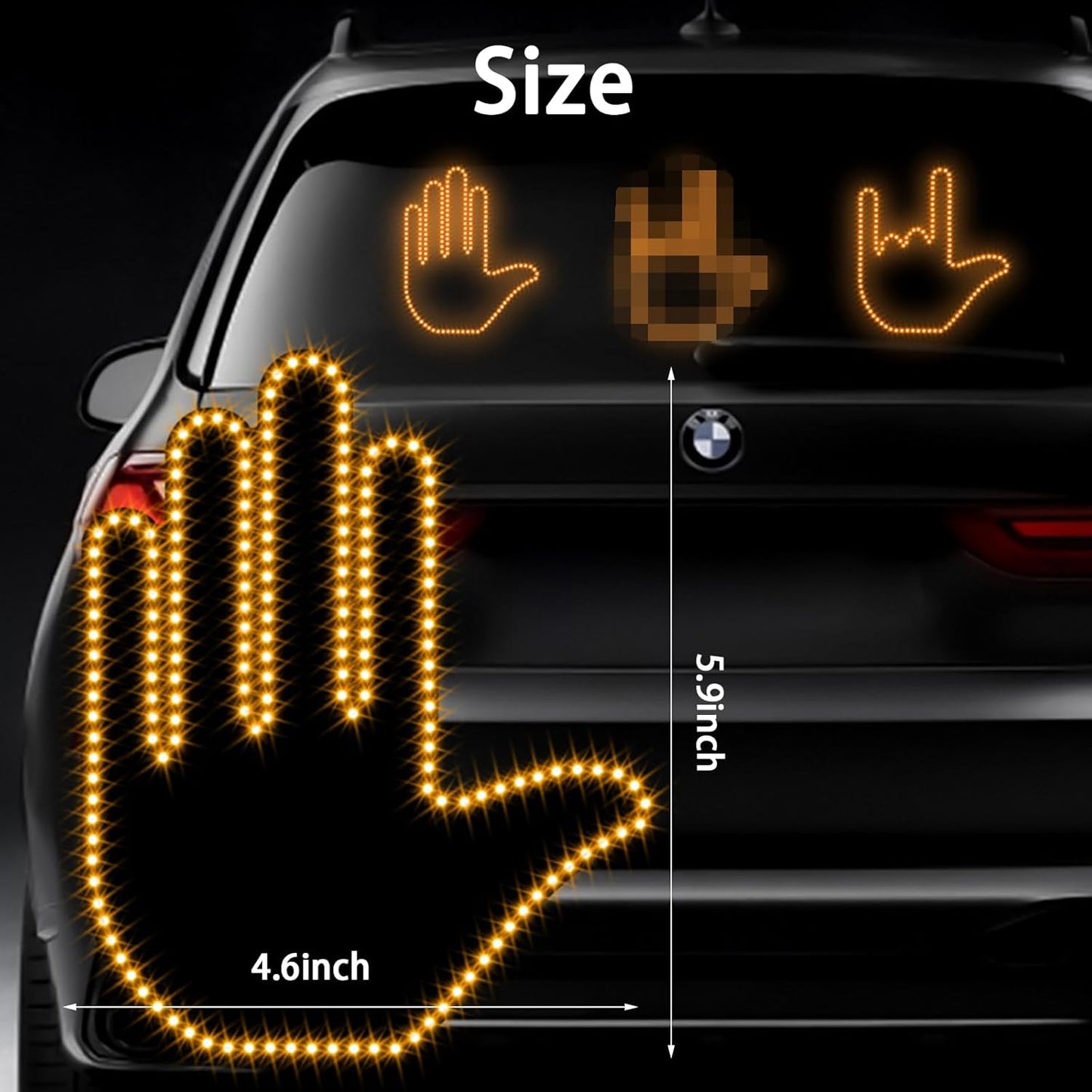 Car Gesture Decorative Light