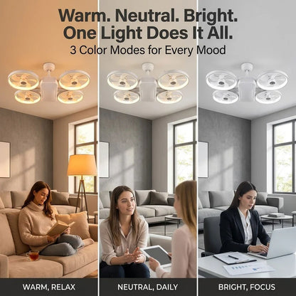 💡Drone-Inspired LED Ceiling Fan Light