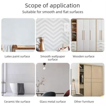 Self-adhesive mirror sticker with backing tape, 20 × 40 inch